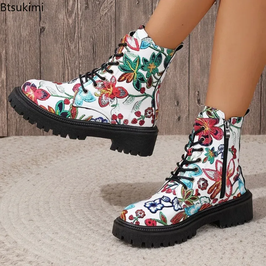 Ethnic Fashion For Women - New Fashion Women's Boots Side Zipper