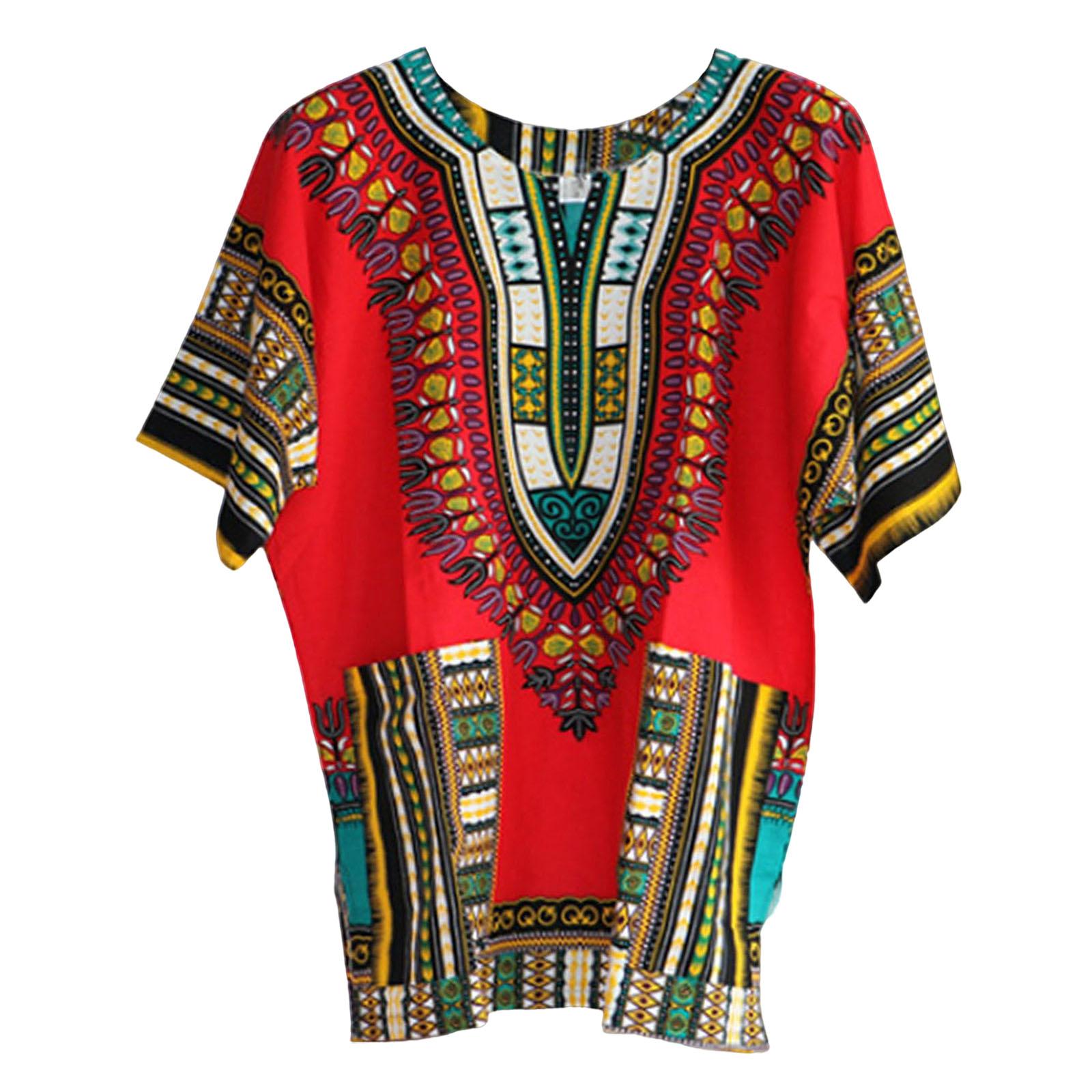 Dashiki Shirt Men - African Traditional Dashiki T Shirt Floral