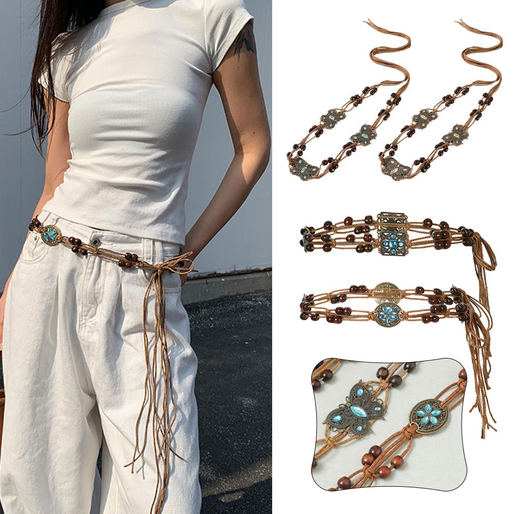2025 NEW Bohemian Woven Waist  - огляд і ціна Ethnic Fashion Show
