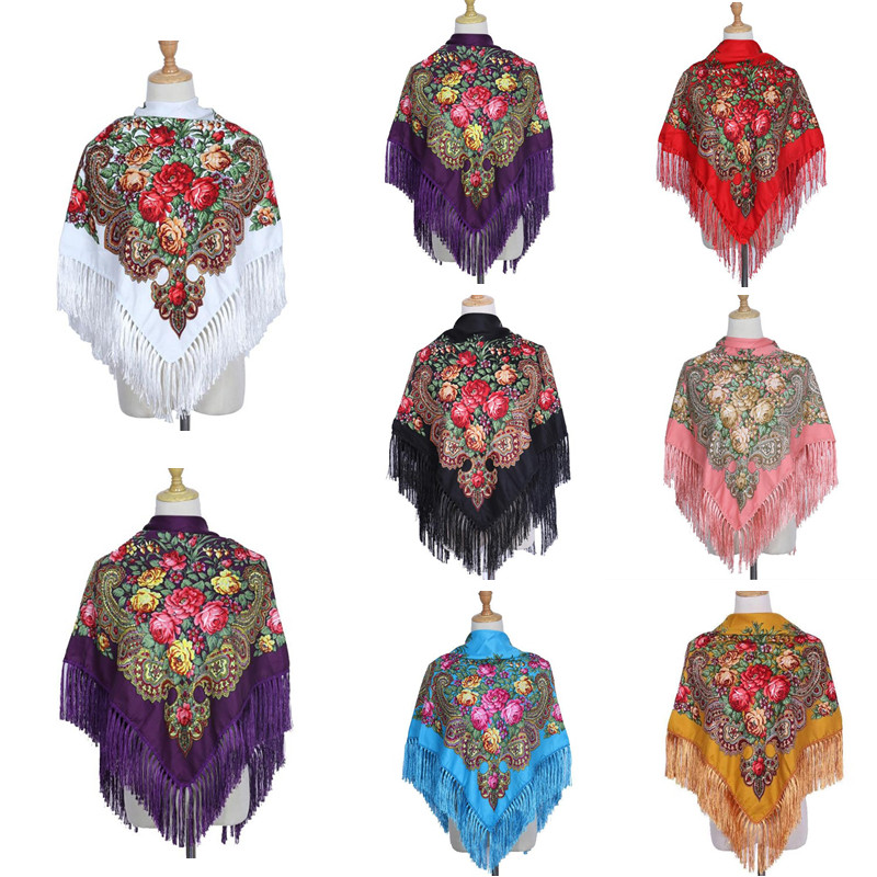 Retro Printed Scarf Winter Boh - огляд і ціна Ethnic Boho Fashion