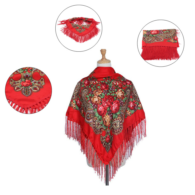 Retro Printed Scarf Winter Boh - огляд і ціна Ethnic Boho Fashion