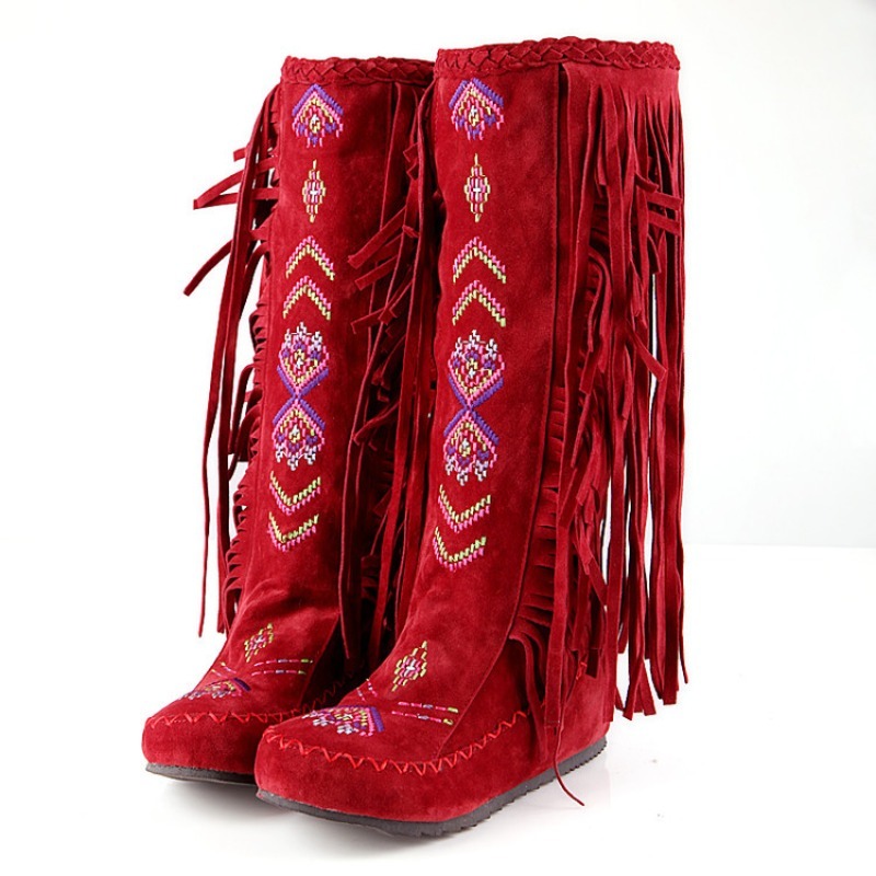 Tassel Boots Handmade Embroide - огляд і ціна Ethnic Fashion For Women