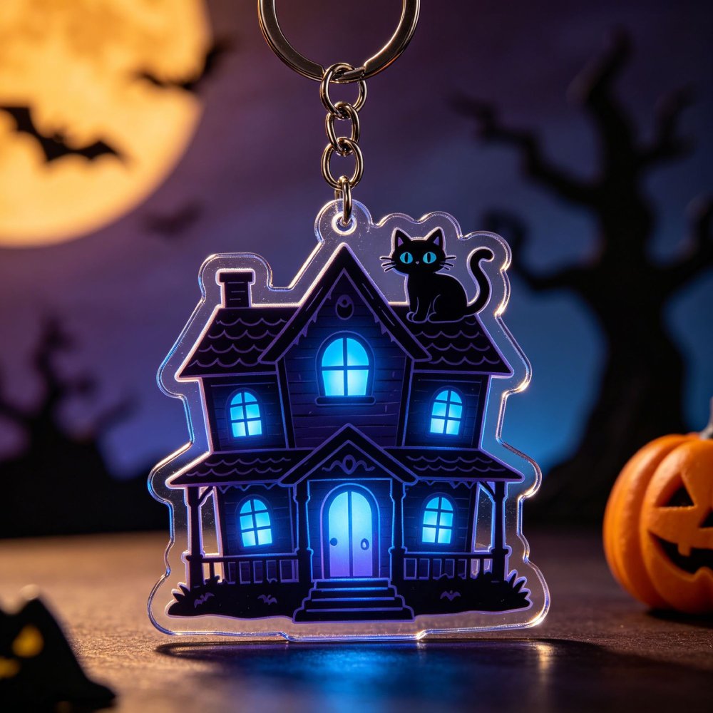 Halloween Haunted House Acryli - огляд і ціна Ethnic Fashion House