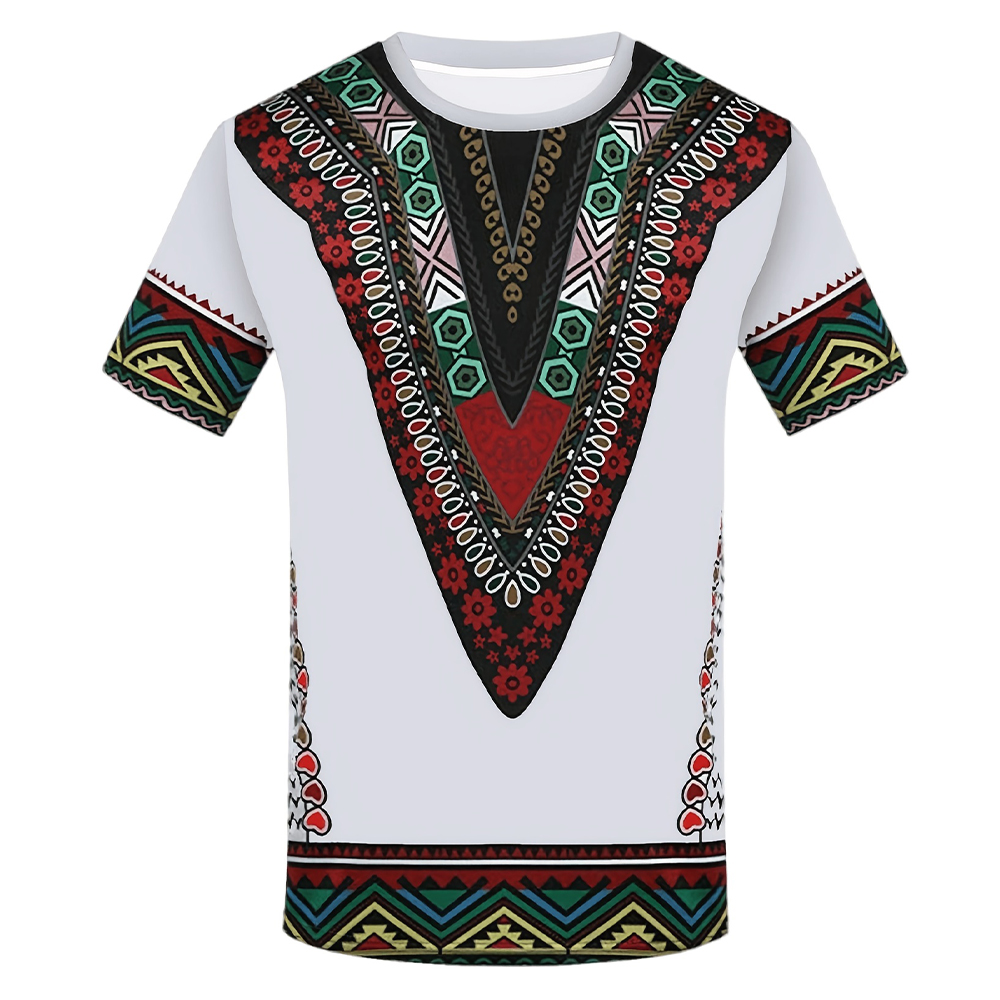 Men's African Dashiki Tribal P - огляд і ціна Dashiki Shirt Men