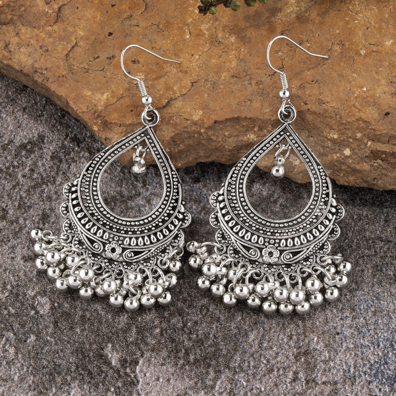 New Water Drop Shaped Earrings - огляд і ціна Ethnic Indian Fashion