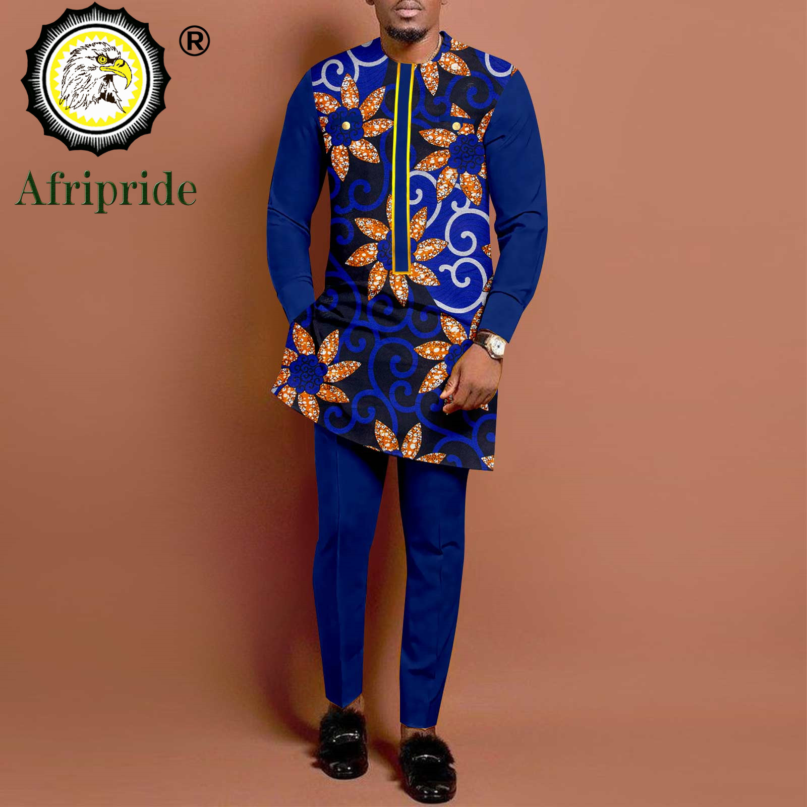 African Suits for Men Long Sle - огляд і ціна Dashiki Shirt Men