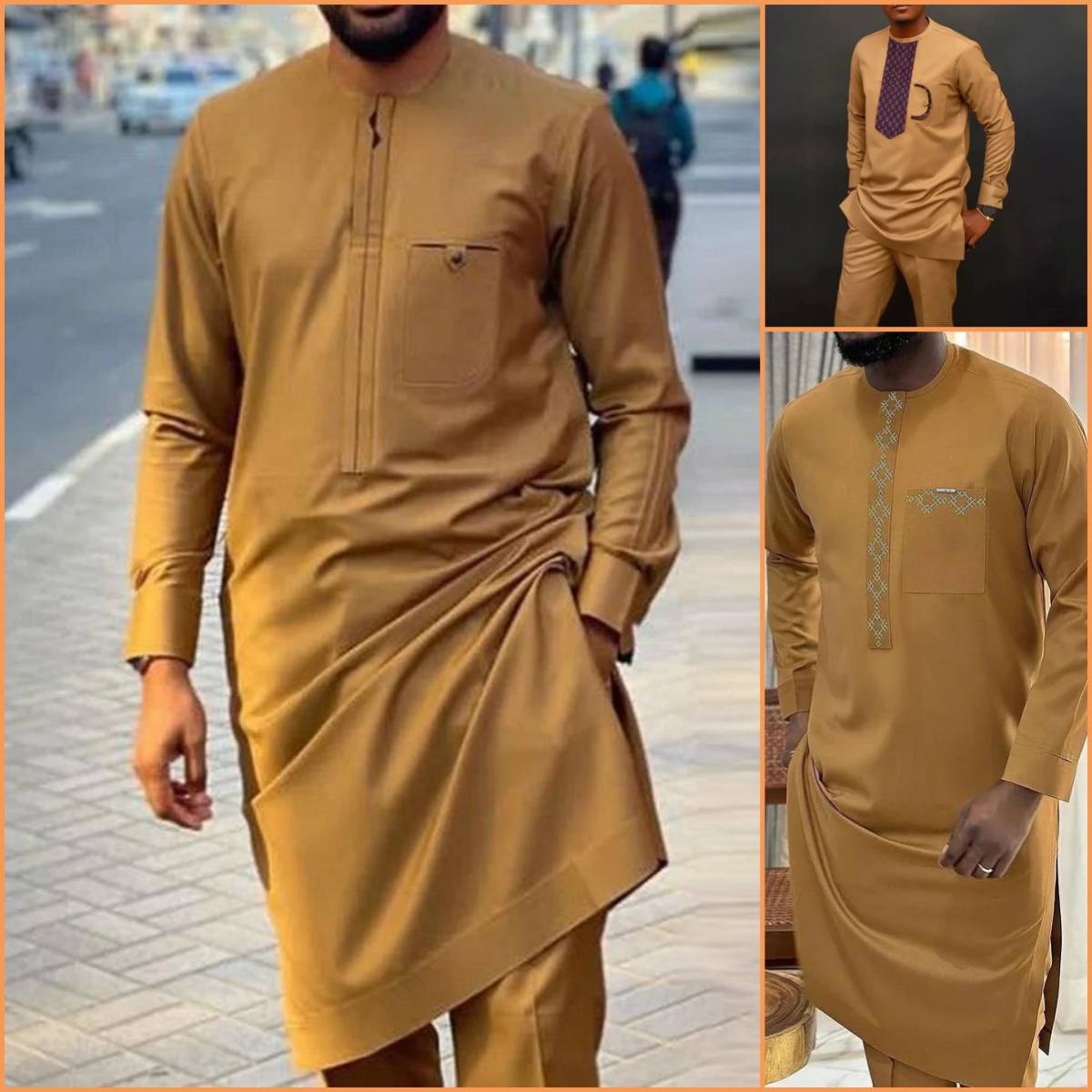 2024 New African Traditional M - огляд і ціна Dashiki Shirt Men
