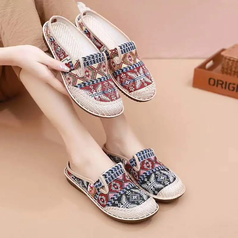 Womens Ethnic Style Slippers F - огляд і ціна Ethnic Fashion Walk