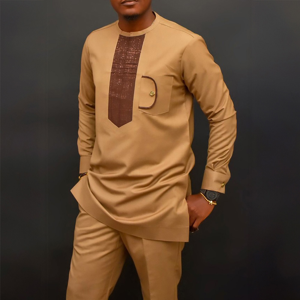 Men Dashiki Long Clothes Shirt - огляд і ціна Dashiki Shirt Men
