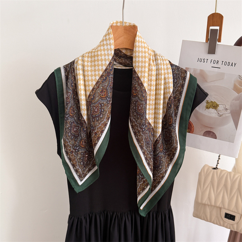 Scarf Women Checkerboard Hound - огляд і ціна Ethnic Boho Fashion