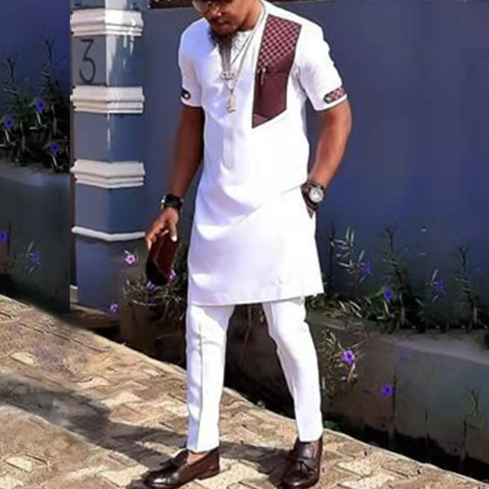 2024African Clothes for Men 2  - огляд і ціна Dashiki Shirt Men