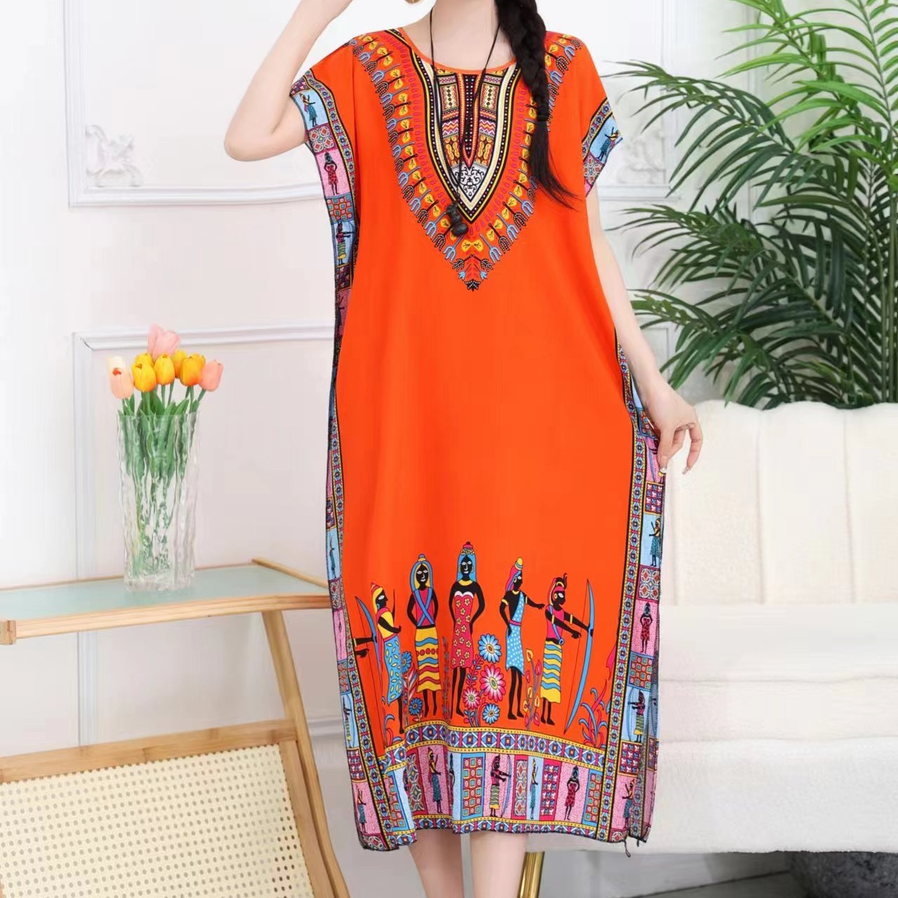 Casual Elegant Bohemian Printe - огляд і ціна Ethnic Boho Fashion