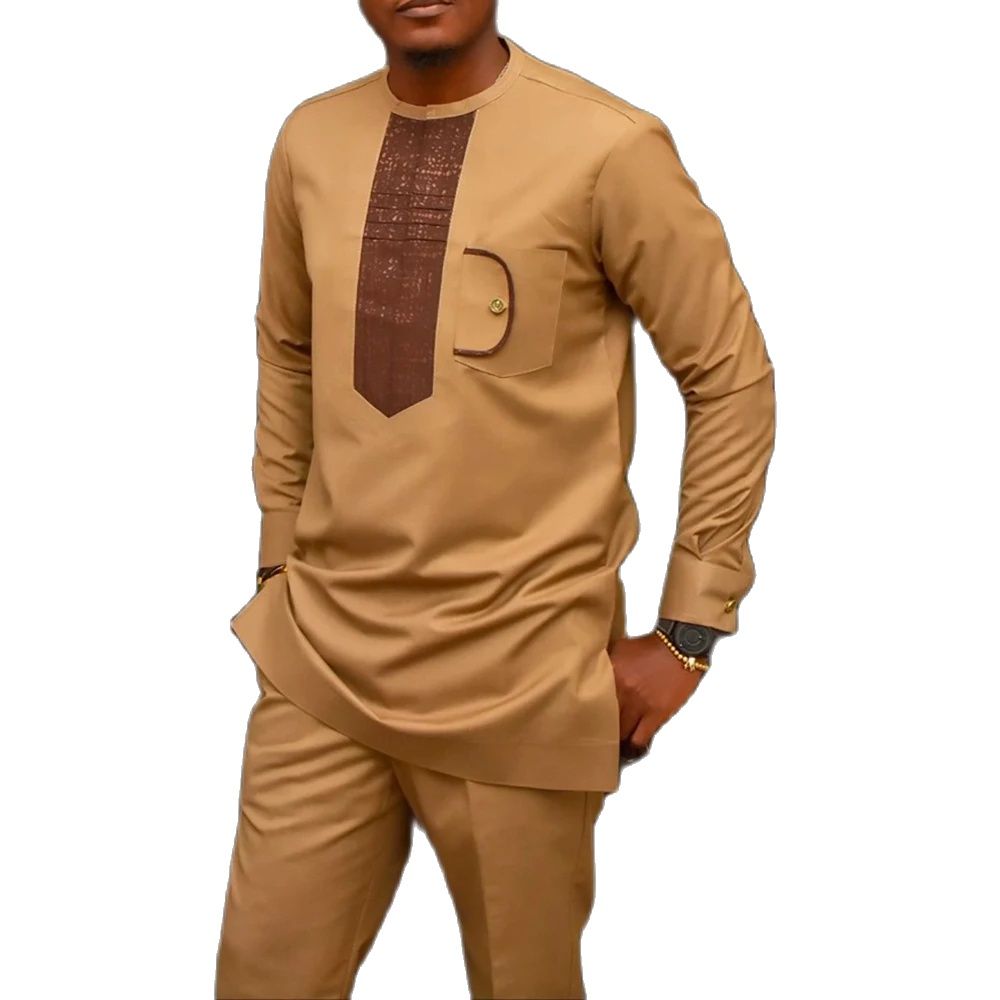 Dashiki Men Clothing 2 Pieces  - огляд і ціна Dashiki Shirt Men