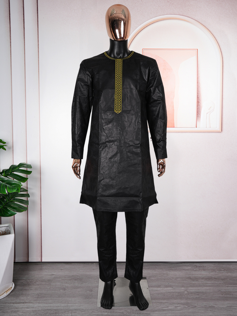 3 PCS Set African Clothes for  - огляд і ціна Dashiki Shirt Men