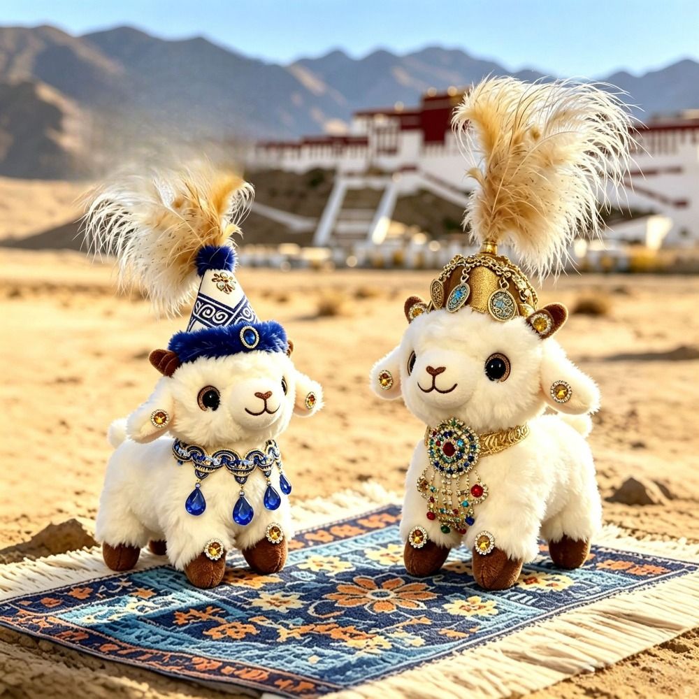 Cute Feather Rhinestone Sheep  - огляд і ціна Ethnic Fashion Show