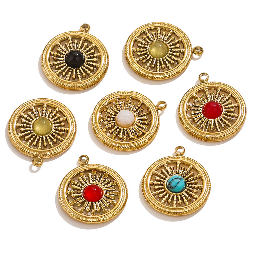 4pcs Stainless Steel Flower Fa - огляд і ціна Ethnic Boho Fashion